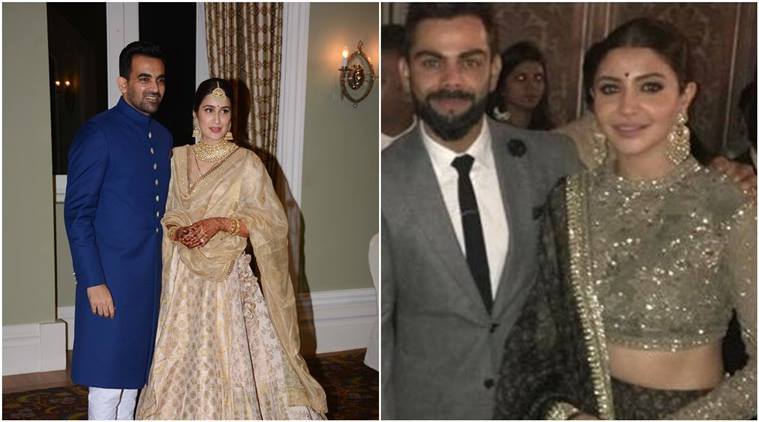 Virat Kohli, Anushka Sharma attend Zaheer Khan, Sagarika Ghatges wedding reception