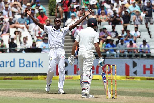 Rabada rattles India's gritty start to Day 2